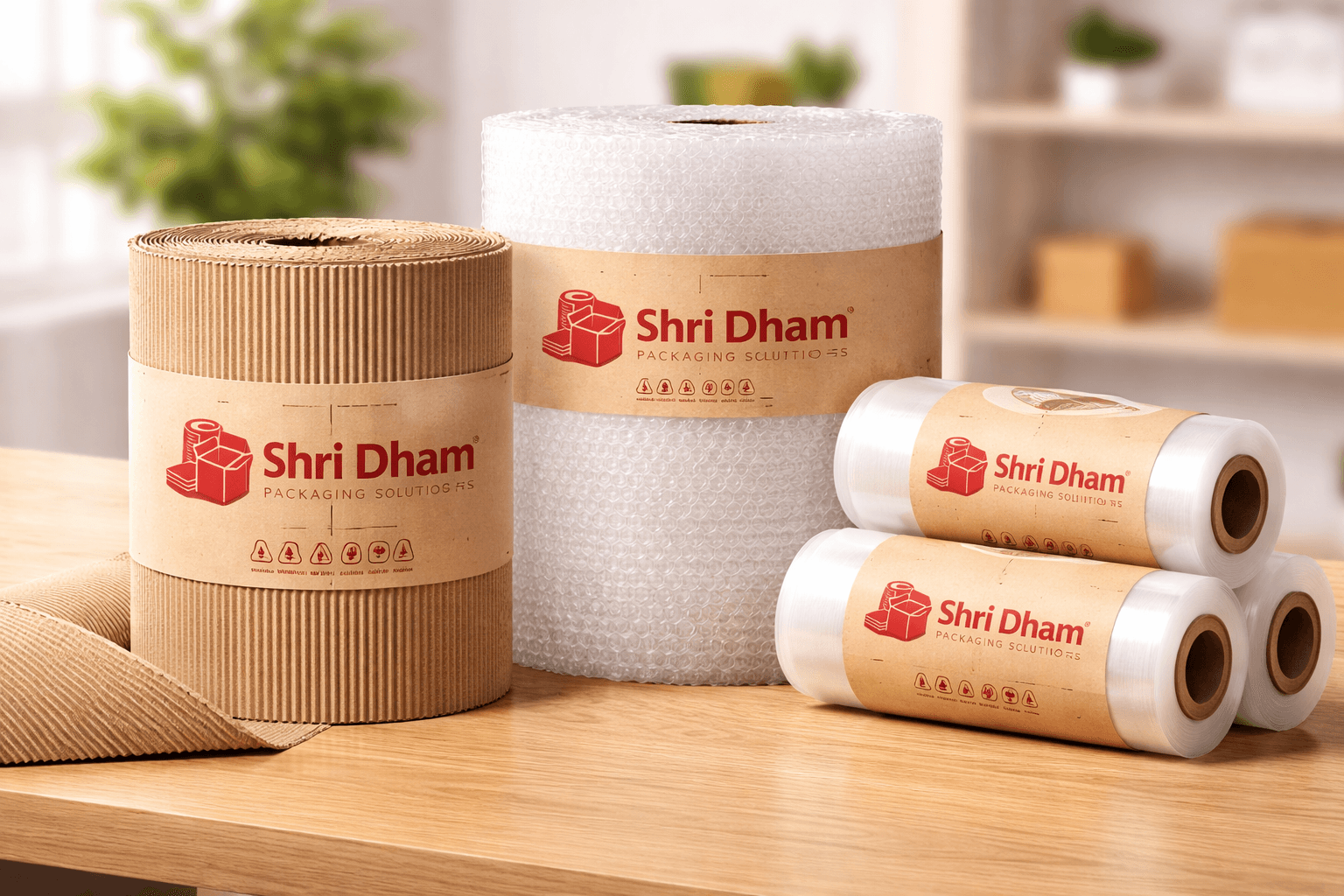 Packaging rolls